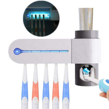 Load image into Gallery viewer, UV TEETH - Lampada a Raggi UV per Disinfezione Spazzolini da denti, con Dispenser per dentifricio
